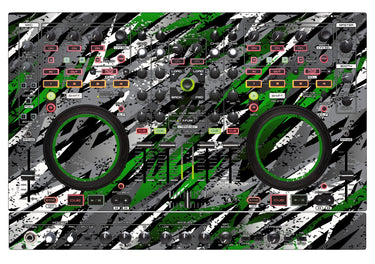 Denon DJ MC 6000 MK2 Skin Sparkasm Green